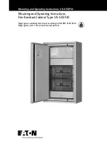 Preview for 1 page of Eaton US-S ESF30 13-P Mounting And Operating Instructions