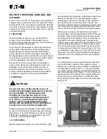 Preview for 19 page of Eaton VCP-TL Series Instructions For The Use, Operation And Maintenance