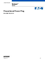 Eaton Vickers EHH-AMP-702-D-10 Setup Procedure preview