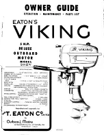 Предварительный просмотр 1 страницы Eaton Viking 5D12V Owner'S Manual