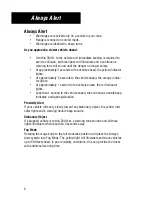 Preview for 8 page of Eaton VORAD Always Alert Driver Manual