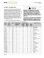 Предварительный просмотр 7 страницы Eaton W-VAC Series Instructions For Installation, Operation And Maintenance