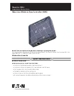 Предварительный просмотр 1 страницы Eaton WaveLinx series Installation Instructions Manual