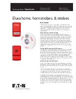 Предварительный просмотр 1 страницы Eaton Wheelock Eluxa ELHN Technical Data