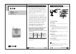 Eaton Xanura BSX1 Manual preview