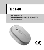 Предварительный просмотр 1 страницы Eaton XanuraHome RFIX35 Manual