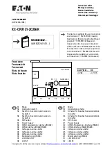 Предварительный просмотр 1 страницы Eaton XC-CPU121-2C256K Instruction Leaflet