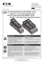 Preview for 1 page of Eaton XNH00-1-A160-BT Instruction Leaflet