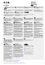 Eaton XP-503 Instruction Leaflet preview