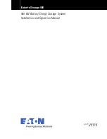 Preview for 1 page of Eaton xStorage 400 Installation And Operation Manual