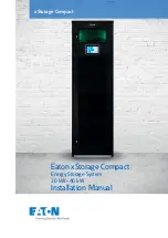 Предварительный просмотр 1 страницы Eaton xStorage Compact 20 kW Installation Manual