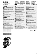 Eaton XTCC012C Series Instruction Leaflet предпросмотр