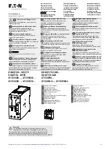 Preview for 1 page of Eaton XTCE040D Series Instruction Leaflet