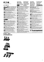 Предварительный просмотр 1 страницы Eaton XTCERENCONTACTD DILM40 65XCT Series Instruction Leaflet