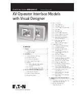 Preview for 1 page of Eaton XV-102 Series Quick Start Manual