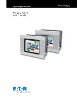 Eaton XV400 5.7" Operating Instructions Manual preview