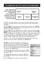 Предварительный просмотр 8 страницы eatsmart ESNS-001 Instruction Manual