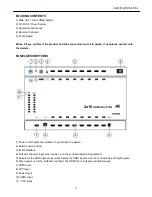 Предварительный просмотр 3 страницы EAVS EFD-HDMI2416-A-4K Operating	 Instruction