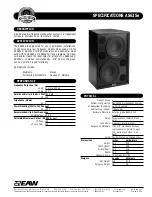 EAW AS625e Specifications preview