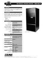 EAW BH800P Technical Specifications preview