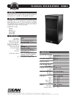 Preview for 1 page of EAW BH862 Technical Specifications