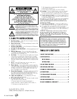 Preview for 2 page of EAW CAM150 Instruction Manual