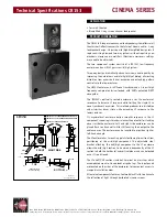 Предварительный просмотр 1 страницы EAW CB153 Technical Specifications