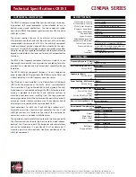 Preview for 2 page of EAW CB153 Technical Specifications