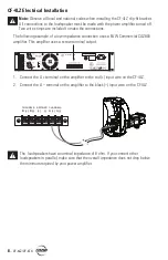 Preview for 8 page of EAW CF-4LZ Installation Manual