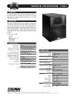 EAW CH461 Technical Specifications preview