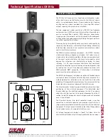 Предварительный просмотр 1 страницы EAW Cinema CB150X Technical Specifications