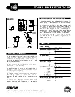 Предварительный просмотр 2 страницы EAW Cinema CB423M Technical Specifications