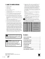 Preview for 2 page of EAW CIS120 Instruction Manual