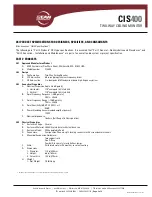 Preview for 6 page of EAW CIS400 Specifications