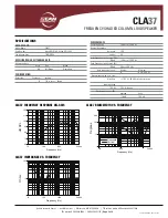 Preview for 2 page of EAW CLA37 Specifications