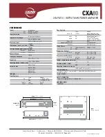 Preview for 2 page of EAW Commercial CXA 80 Specifications