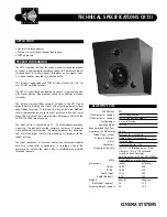 EAW CR72i Technical Specifications предпросмотр