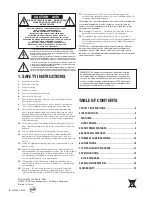 Preview for 2 page of EAW CXA160 / CXA80 Instruction Manual