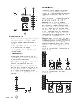 Preview for 8 page of EAW CXA160 / CXA80 Instruction Manual