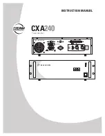 Preview for 1 page of EAW CXA240 Instruction Manual