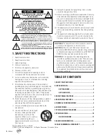 Preview for 2 page of EAW CXA240 Instruction Manual