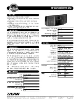 EAW DC2 Specifications preview