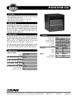 Preview for 1 page of EAW DCS2 Specifications