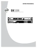 Предварительный просмотр 1 страницы EAW DX1208 Instruction Manual