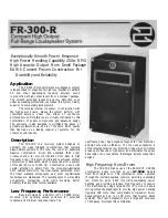 EAW FR-300-R Specifications preview