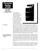 Preview for 1 page of EAW JF500 Specifications