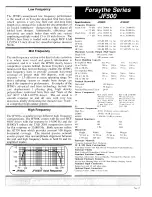 Preview for 2 page of EAW JF500 Specifications