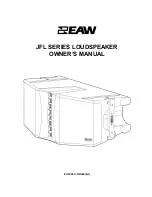 Preview for 1 page of EAW JFL SERIES Owner'S Manual