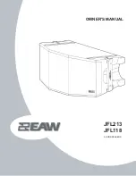 EAW JFL213 Owner'S Manual preview