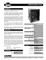 Preview for 1 page of EAW KF755F Specifications